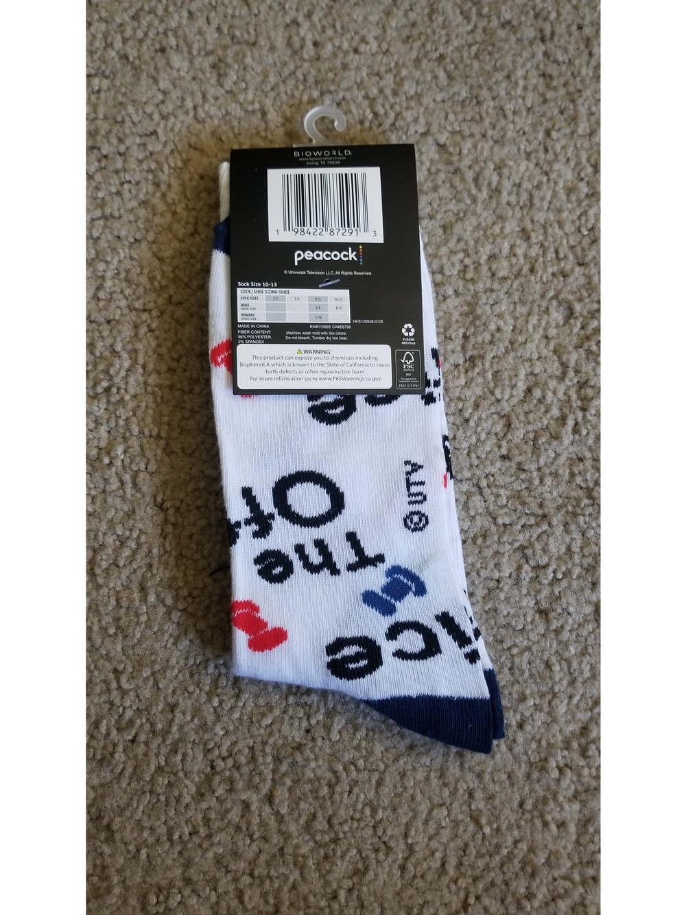 The Office Crew Socks – Multi-Logo & Icons - Picture 2 of 2